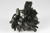 Black Tourmaline (Schorl) Crystals with Orthoclase - Namibia #177542-1